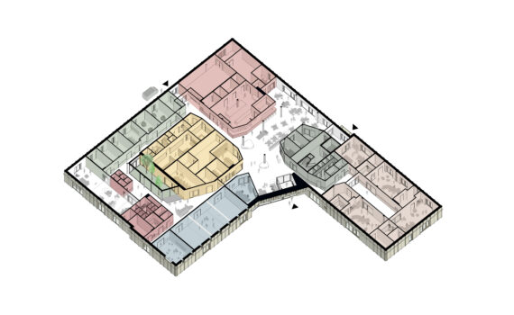 Studio Komma Herontwikkeling Mikado Horst 10 Gebouw A Begane grond