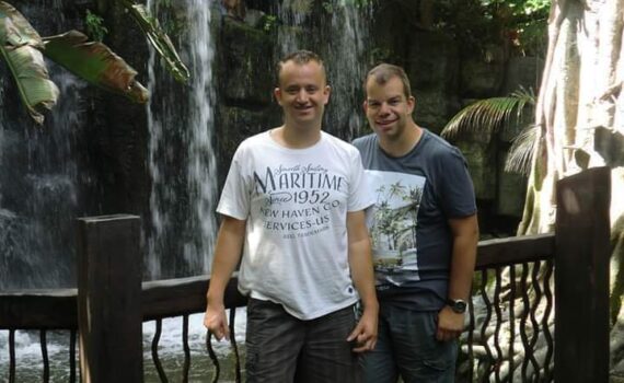 Johan en Dennis foto