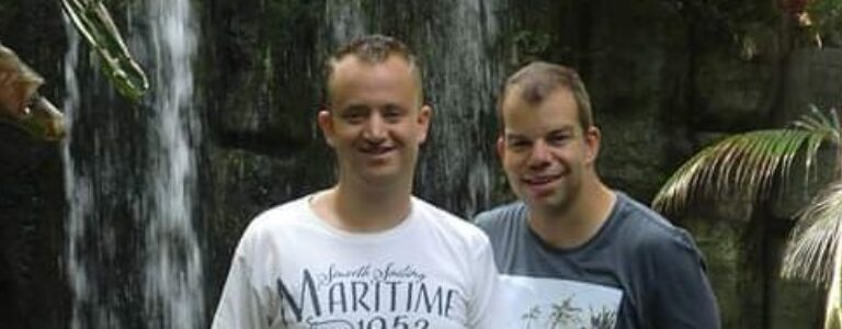 Johan en Dennis foto
